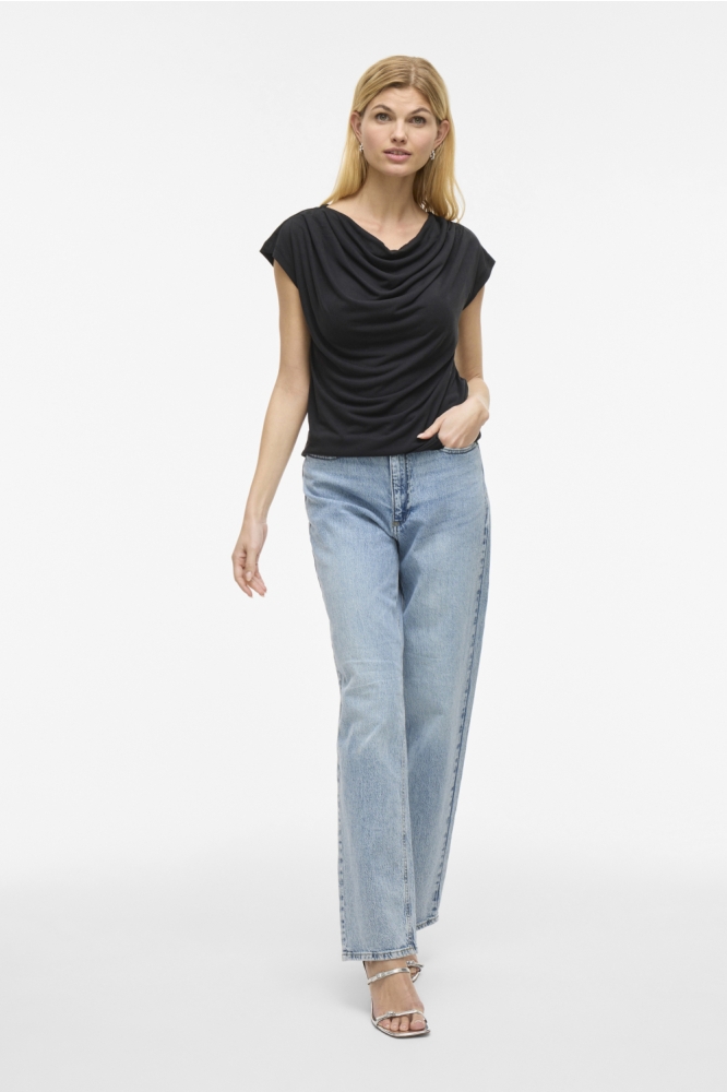 VIMODALA WATERFALL C/S TOP/PB 14107641 BLACK BEAUTY